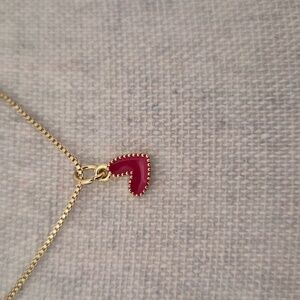 Gold Filled Heart Pendant Necklace